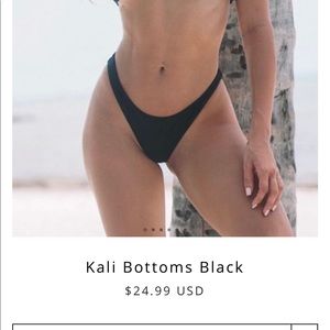 Black Bikini Bottoms (NWT)